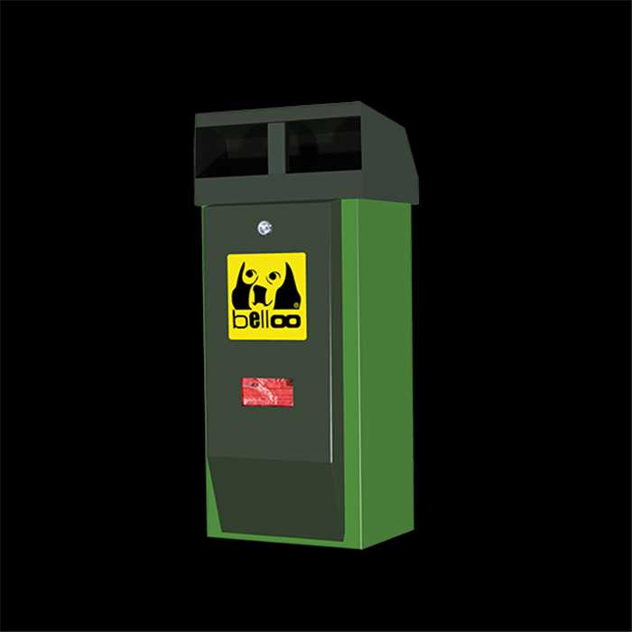 ABFALLBEHÄLTER MIT SPENDER BELLOO-COMBI-LUCA GRÜN ABFALLBEHÄLTER MIT SPENDER BELLOO-COMBI-LUCA GRÜN