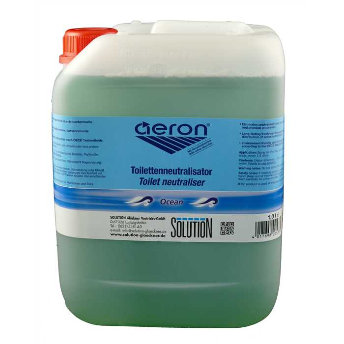 AERON TOILETTENNEUTRALISATOR OCEAN 5 LITER AERON TOILETTENNEUTRALISATOR OCEAN 5 LITER