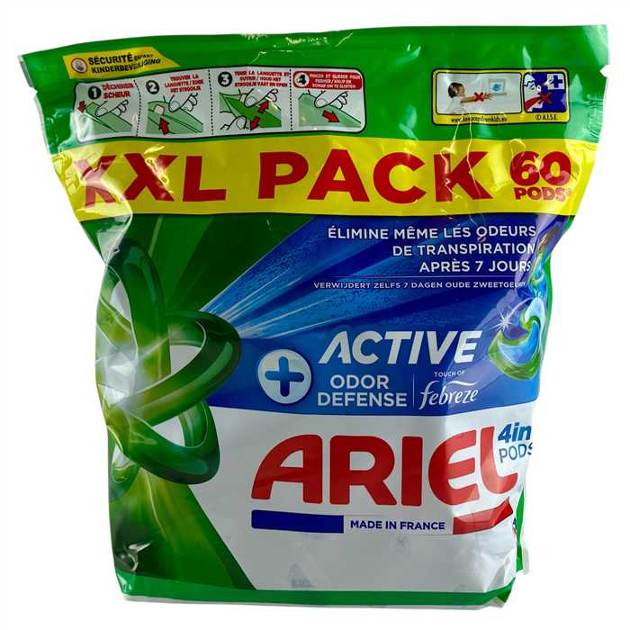 ARIEL 4EN1 PODS ACTIVE ODOR DEFENSE + FEBREZE ARIEL 4EN1 PODS ACTIVE ODOR DEFENSE + FEBREZE