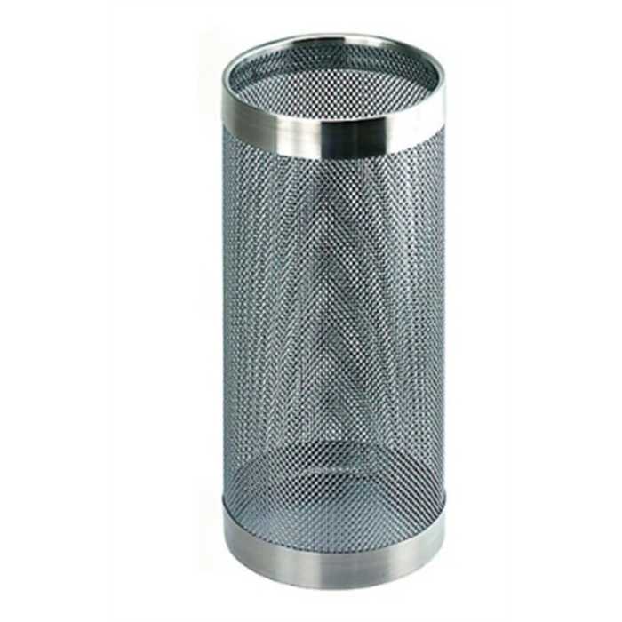 BAC  PORTE-PARAPLUIE METAL PERFORE CHROME BAC  PORTE-PARAPLUIE METAL PERFORE CHROME