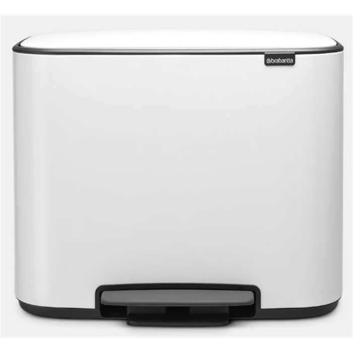 BO POUBELLE A PEDALE 11 + 23 LTR BLANC BO POUBELLE A PEDALE 11 + 23 LTR BLANC