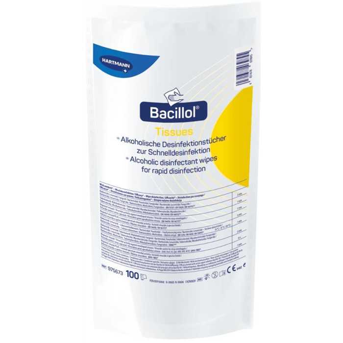 BODE BACILLOL-TISSUES 100 PCES NACHFÜLLBEUTEL BODE BACILLOL-TISSUES 100 PCES NACHFÜLLBEUTEL