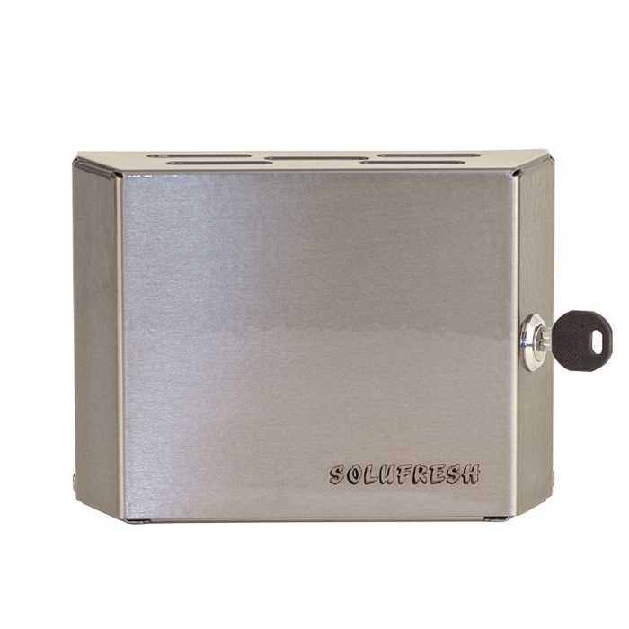 BOÎTE D’ÉVAPORATION SOLUFRESH/ AERON EN INOX BOÎTE D’ÉVAPORATION SOLUFRESH/ AERON EN INOX