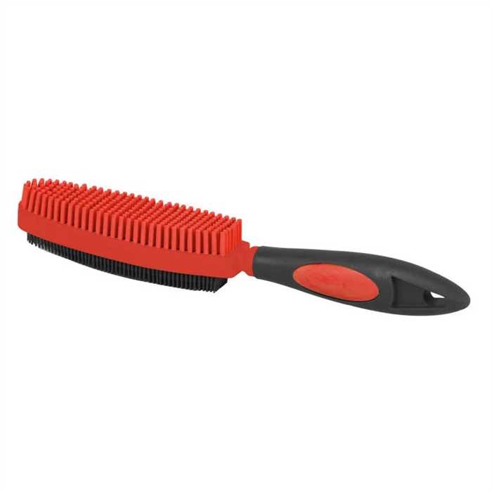 BROSSE A MAIN BI-FACES CAOUTCHOUC BROSSE A MAIN BI-FACES CAOUTCHOUC
