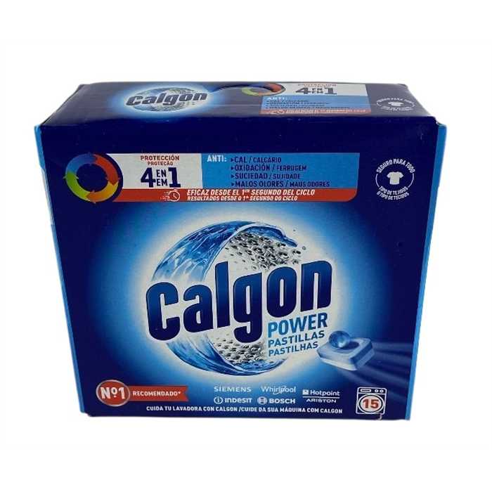 CALGON POWER TABS 4 EN 1 15 ST. CALGON POWER TABS 4 EN 1 15 ST.