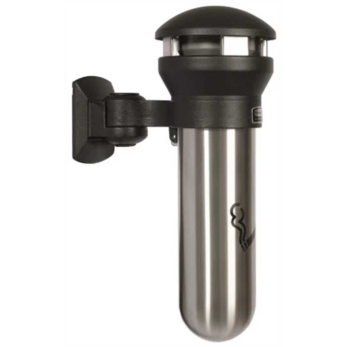 CENDRIER MURAL RUBBERMAID POUR 700 CIGARETTES COULEUR NOIR/I CENDRIER MURAL RUBBERMAID POUR 700 CIGARETTES COULEUR NOIR/I