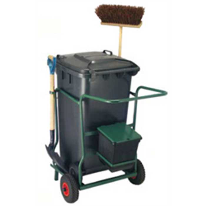 CHARIOT D'ENTRETIEN COMPLET AVEC CONTENEUR 240 LITRES CHARIOT D'ENTRETIEN COMPLET AVEC CONTENEUR 240 LITRES