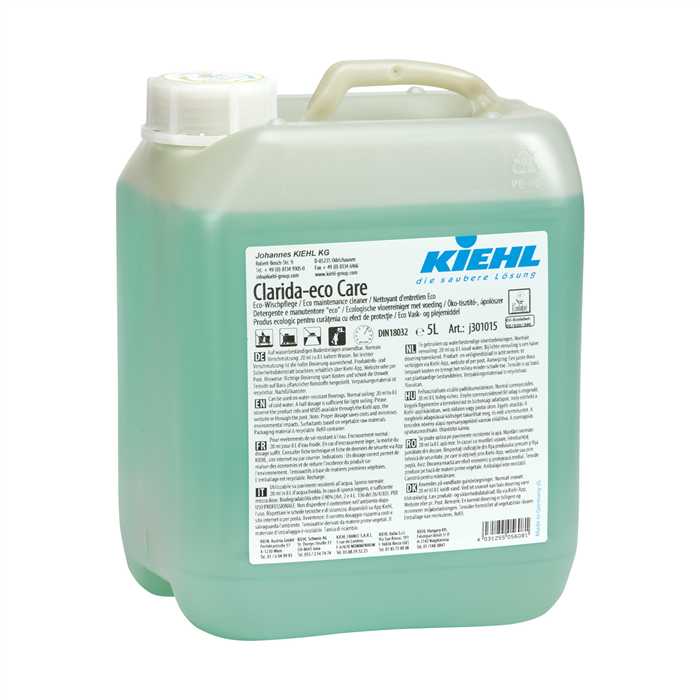 CLARIDA-ECO CARE 5 L CLARIDA-ECO CARE 5 L