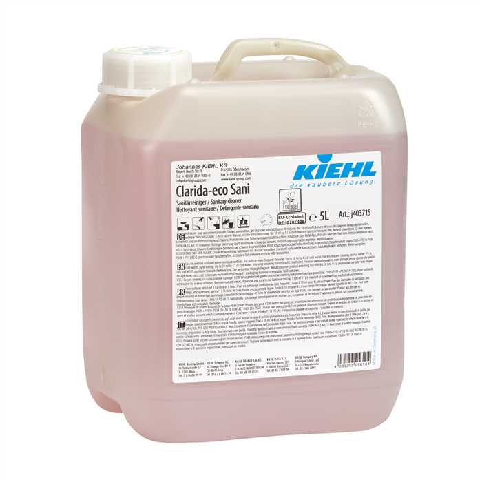 CLARIDA-ECO SANI 5 L CLARIDA-ECO SANI 5 L
