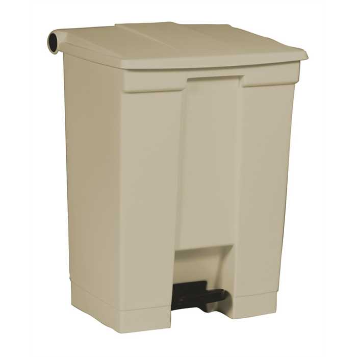 COLLECTEUR A PEDALE EN POLYPROPYLENE RUBBERMAID 68 LITRES COLLECTEUR A PEDALE EN POLYPROPYLENE RUBBERMAID 68 LITRES