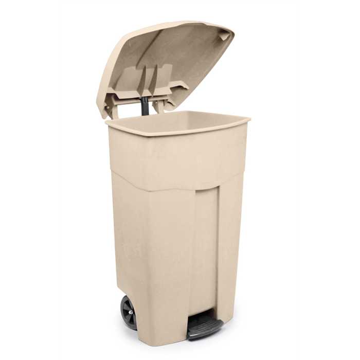 CONTENEUR MOBILE AVEC PEDALE 125 LITRES CONTENEUR MOBILE AVEC PEDALE 125 LITRES