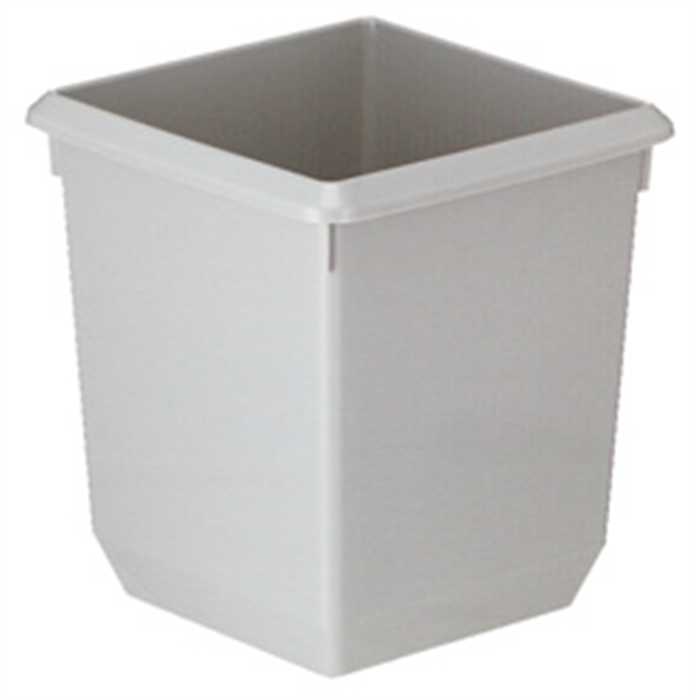 CORBEILLE A PAPIER PLASTIQUE CARRE CONIQUE 21 LITRES CORBEILLE A PAPIER PLASTIQUE CARRE CONIQUE 21 LITRES