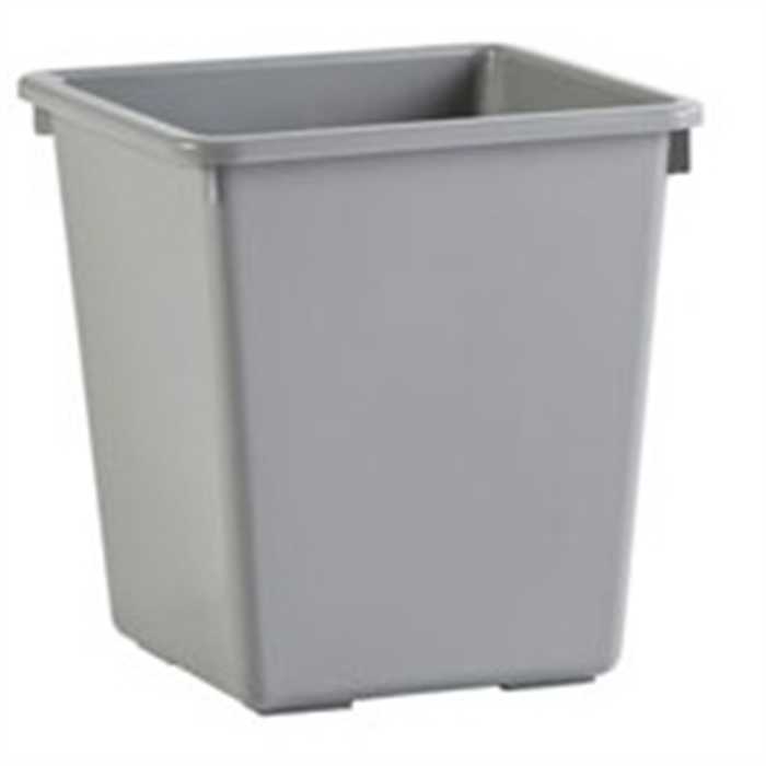 CORBEILLE A PAPIER PLASTIQUE CARRE CONIQUE 27 LITRES CORBEILLE A PAPIER PLASTIQUE CARRE CONIQUE 27 LITRES