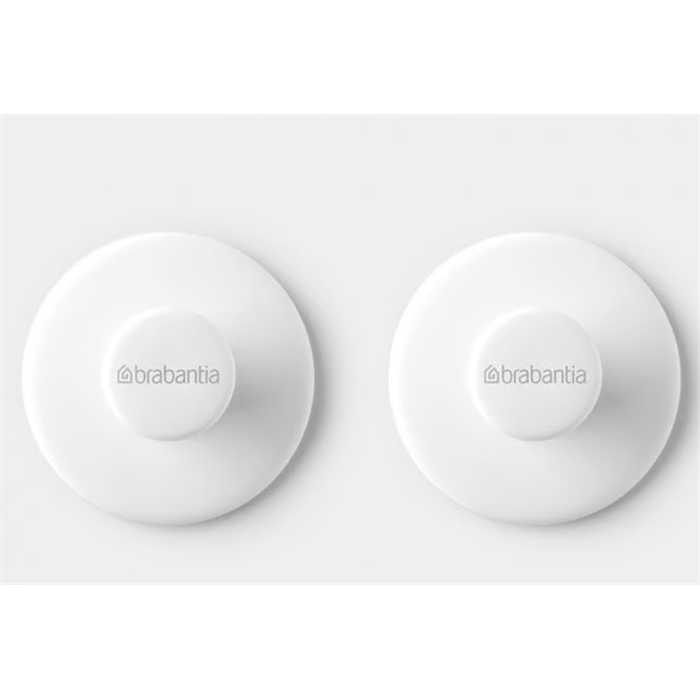 CROCHETS A SERVIETTES BLANC KIT DE 2 AVEC VIS ET PAPIER ADH CROCHETS A SERVIETTES BLANC KIT DE 2 AVEC VIS ET PAPIER ADH