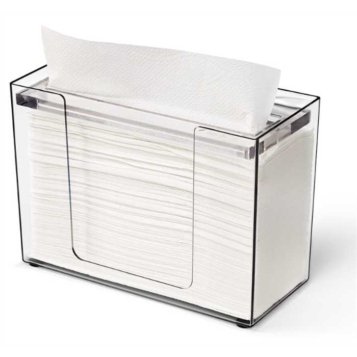 DISTRIBUTEUR DE TABLE TRANSPARENT POUR ESSUIE-MAINS DISTRIBUTEUR DE TABLE TRANSPARENT POUR ESSUIE-MAINS
