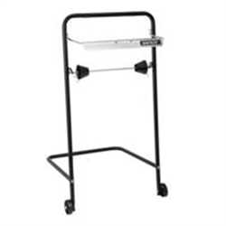 DISTRIBUTEUR POUR BOBINES INDUSTRIELLES SUR PIEDS METAL NOIR