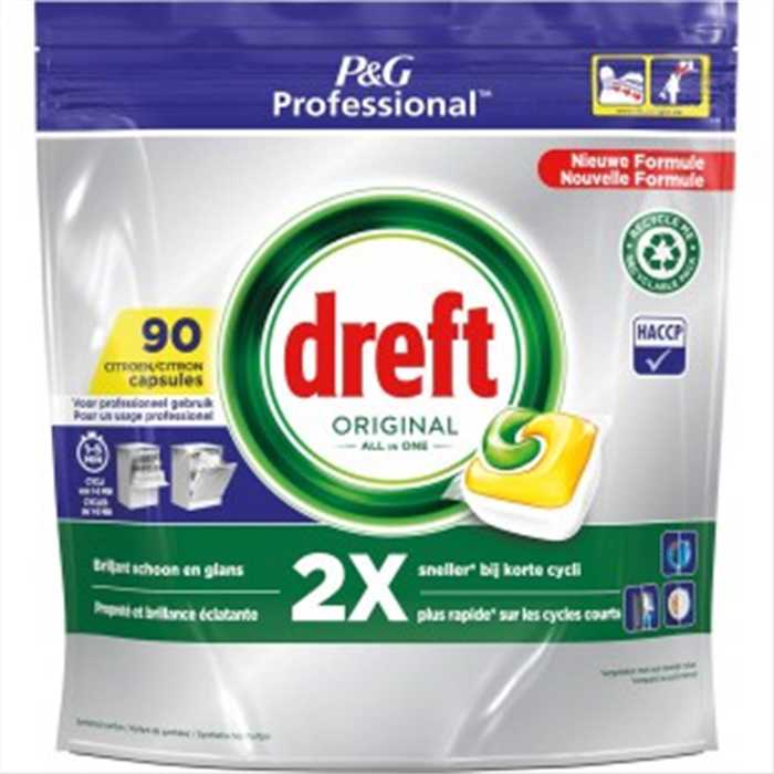 DREFT PROFESSIONAL ALL-IN-ONE LEMON TABS LAVE-VAISSELLE DREFT PROFESSIONAL ALL-IN-ONE LEMON TABS LAVE-VAISSELLE