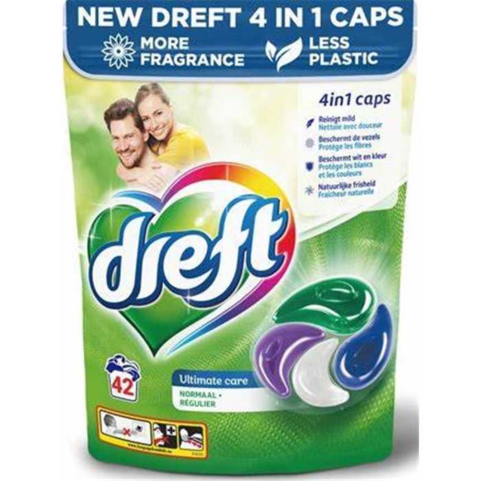DREFT TABS REGULAR  WASCHMASCHINE 4 IN 1 42 TABS DREFT TABS REGULAR  WASCHMASCHINE 4 IN 1 42 TABS