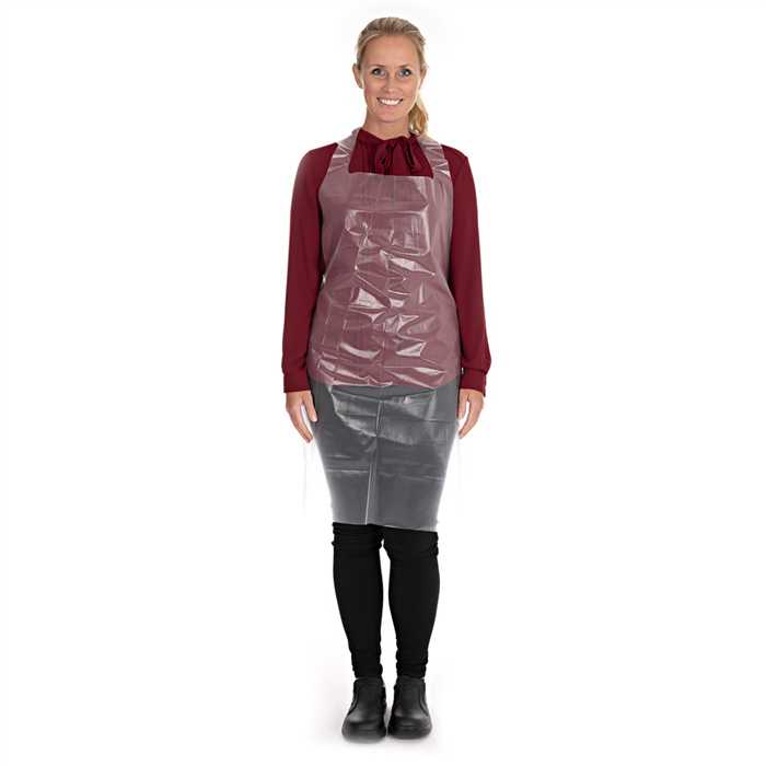 EINWEGSCHÜRZEN TRANSPARENT 107 X 75 CM 25 STÜCK EINWEGSCHÜRZEN TRANSPARENT 107 X 75 CM 25 STÜCK