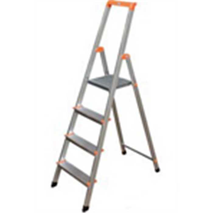 EXPERT PLATTFORM STEHLEITER ALU NATUR - 4 SPROSSEN EXPERT PLATTFORM STEHLEITER ALU NATUR - 4 SPROSSEN