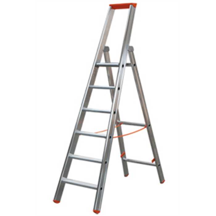 EXPERT PLATTFORM STEHLEITER ALU NATUR - 6 SPROSSEN EXPERT PLATTFORM STEHLEITER ALU NATUR - 6 SPROSSEN