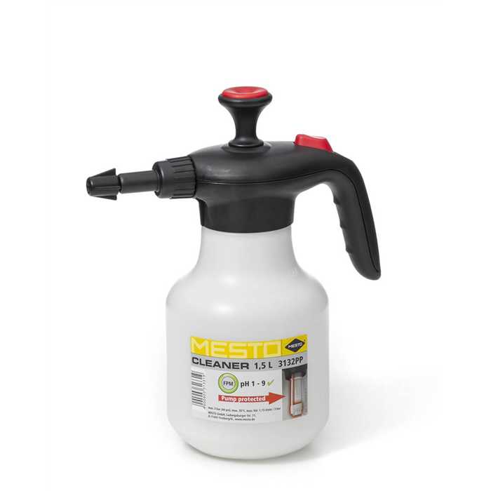 FLACON PULVERISATEUR SOUS PRESSION CLEANER 3132PP 1,5 L FLACON PULVERISATEUR SOUS PRESSION CLEANER 3132PP 1,5 L