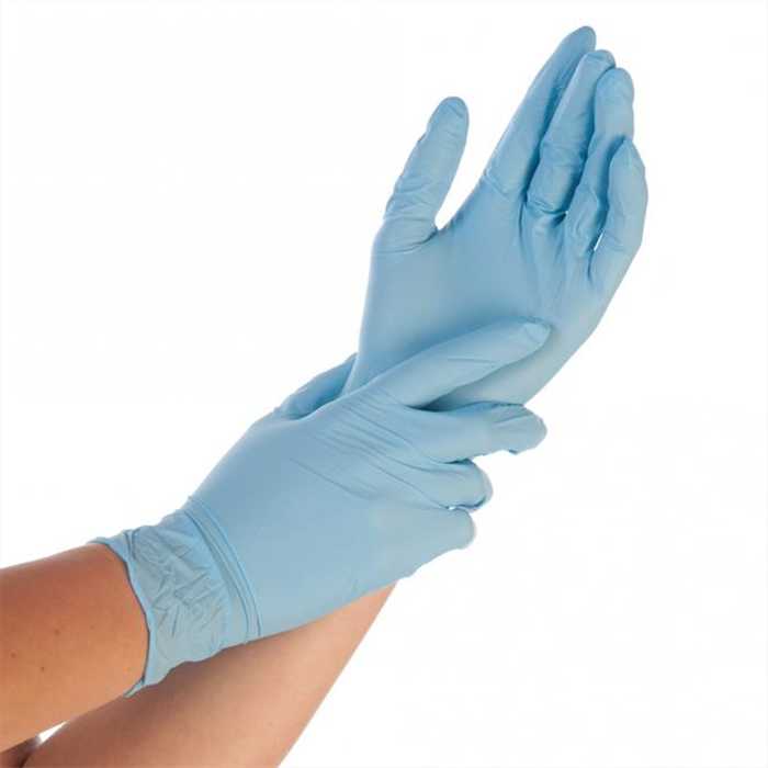 GANTS NITRIL SAFE PREMIUM BLEU NON POUDRES 100 PCES GANTS NITRIL SAFE PREMIUM BLEU NON POUDRES 100 PCES