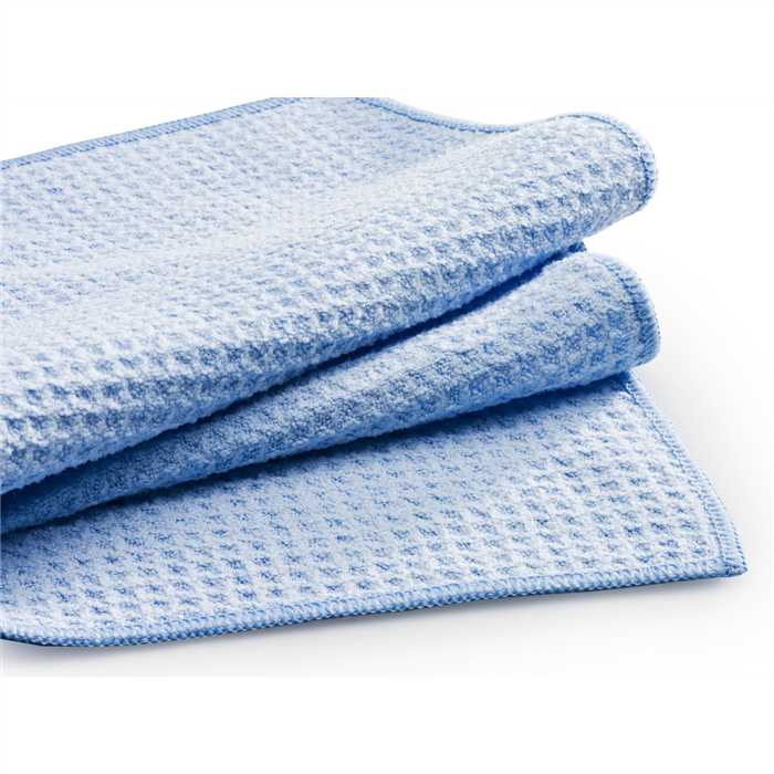 LAVETTE MICROFIBRE GAUFFREE BLEU LAVETTE MICROFIBRE GAUFFREE BLEU
