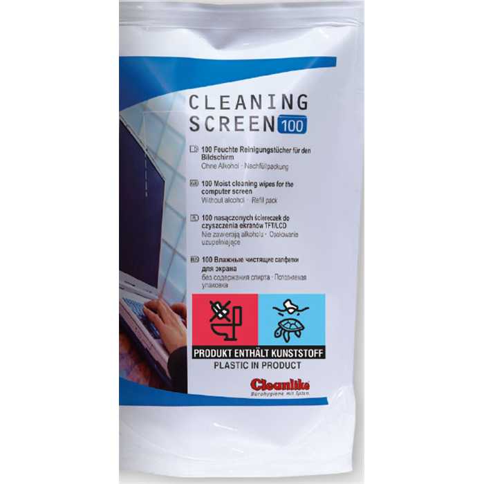 LINGETTES NETTOYANTES ECRAN HUMIDES DANS UN SACHET LINGETTES NETTOYANTES ECRAN HUMIDES DANS UN SACHET