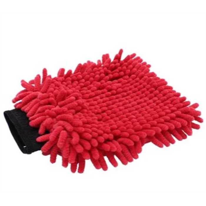 MIKROFASER-WASCHHANDSCHUH RASTA ROT MIKROFASER-WASCHHANDSCHUH RASTA ROT