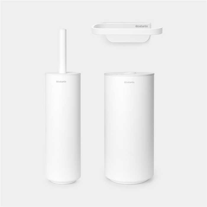 MINDSET ACCESSOIRES DE TOILETTES LOT DE 3 NOIR MINDSET ACCESSOIRES DE TOILETTES LOT DE 3 NOIR