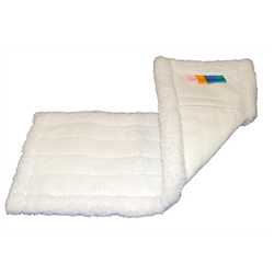 MOP A POCHES MICROFIBRES MEGA CLEAN BLANC 40 CM