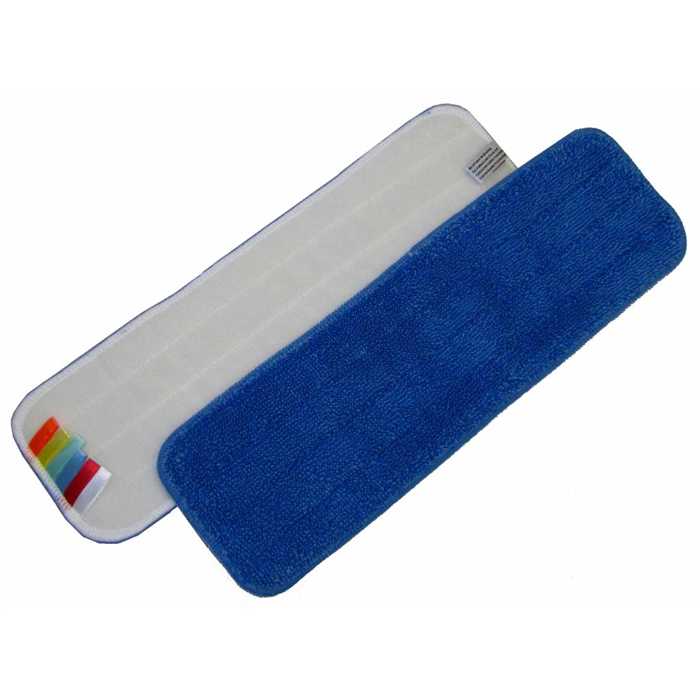 MOP MICROFIBRE 44 CM BLEU AVEC DOS VELCRO ET CODE COULEUR MOP MICROFIBRE 44 CM BLEU AVEC DOS VELCRO ET CODE COULEUR