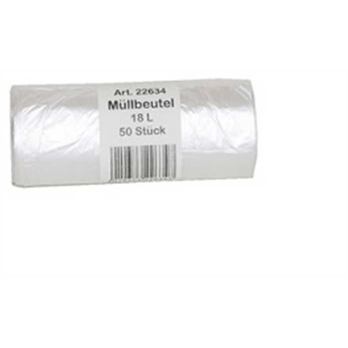 MÜLLBEUTEL TRANSPARENT 450 X 520 MM 6,5 MY 18L 50/RL MÜLLBEUTEL TRANSPARENT 450 X 520 MM 6,5 MY 18L 50/RL