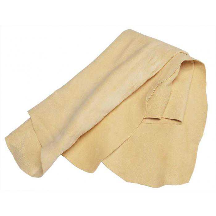 PEAU DE CHAMOIS NATUREL 85 X 62 CM PEAU DE CHAMOIS NATUREL 85 X 62 CM