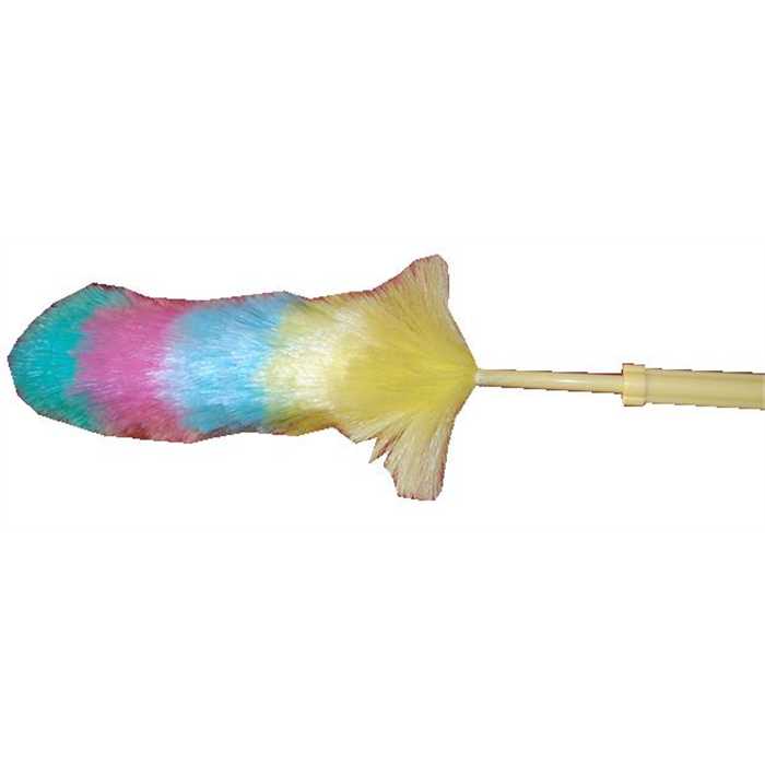 PLUMEAU SYNTHETIQUE COULEUR MANCHE TELESCOPIQUE 114 CM PLUMEAU SYNTHETIQUE COULEUR MANCHE TELESCOPIQUE 114 CM
