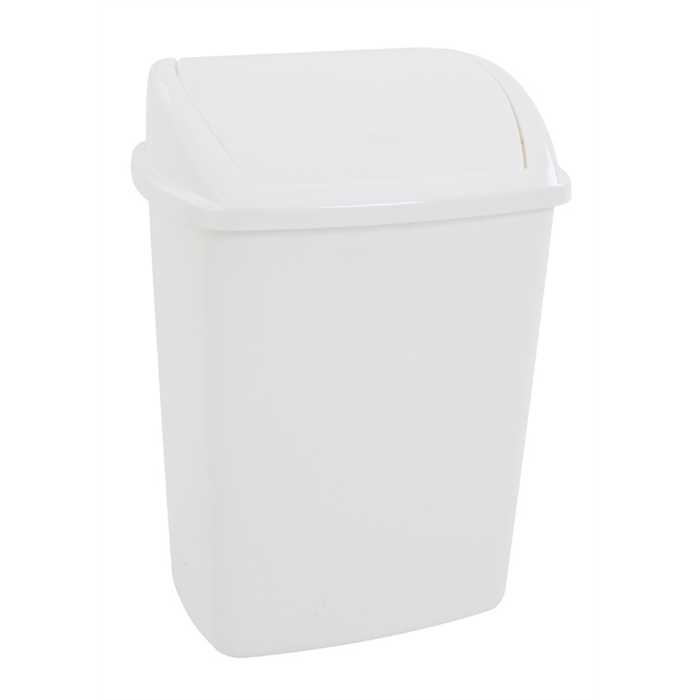 POUBELLE A COUVERCLE BASCULANT EN PLASTIQUE 26 LITRES POUBELLE A COUVERCLE BASCULANT EN PLASTIQUE 26 LITRES