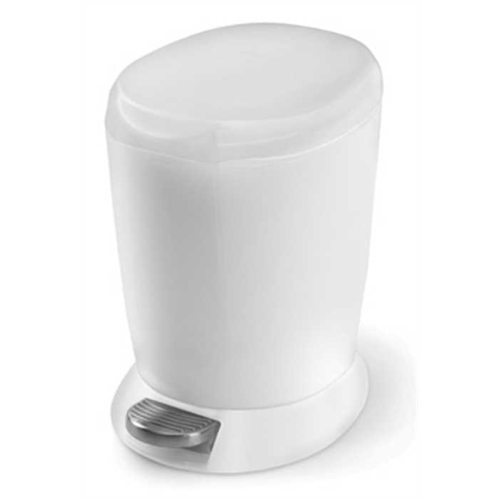 POUBELLE A PEDALE MINI SIMPLEHUMAN 6 LITRES BLANC POUBELLE A PEDALE MINI SIMPLEHUMAN 6 LITRES BLANC
