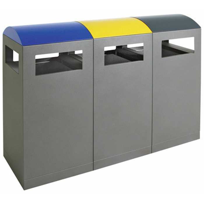 POUBELLE A TRI SELECTIF A3 - 90 POUR EXTERIEUR 3 X 90 LITRES POUBELLE A TRI SELECTIF A3 - 90 POUR EXTERIEUR 3 X 90 LITRES
