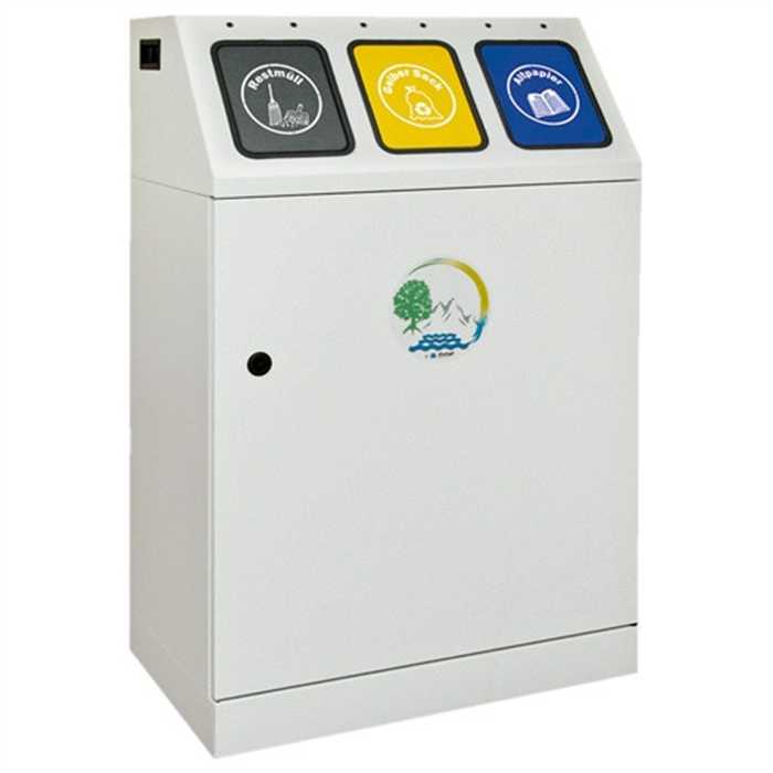 POUBELLE A TRI SELECTIF TRIPLEX 3 X 30 LITRES POUBELLE A TRI SELECTIF TRIPLEX 3 X 30 LITRES