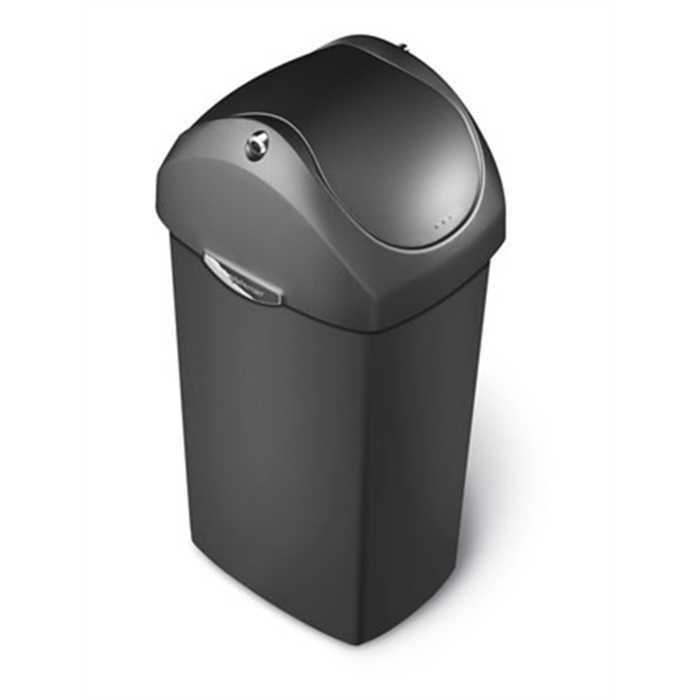 POUBELLE SWING LID CAN SIMPLEHUMAN 60 LITRES POUBELLE SWING LID CAN SIMPLEHUMAN 60 LITRES