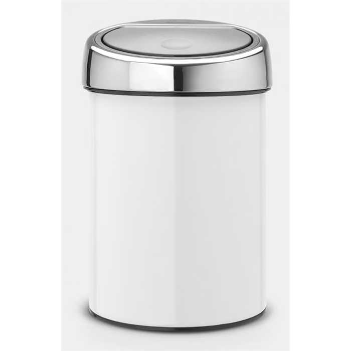 POUBELLE TOUCH BIN 3 L. BLANC POUBELLE TOUCH BIN 3 L. BLANC