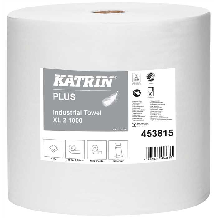 PUTZROLLE PLUS INDUSTRIAL TOWEL XL 2-LAGIG 2 ROLLEN PUTZROLLE PLUS INDUSTRIAL TOWEL XL 2-LAGIG 2 ROLLEN