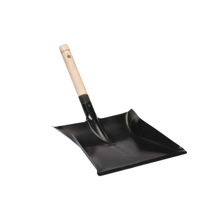 RAMASSETTE MÉTAL NOIR AVEC MANCHE EN BOIS RAMASSETTE MÉTAL NOIR AVEC MANCHE EN BOIS