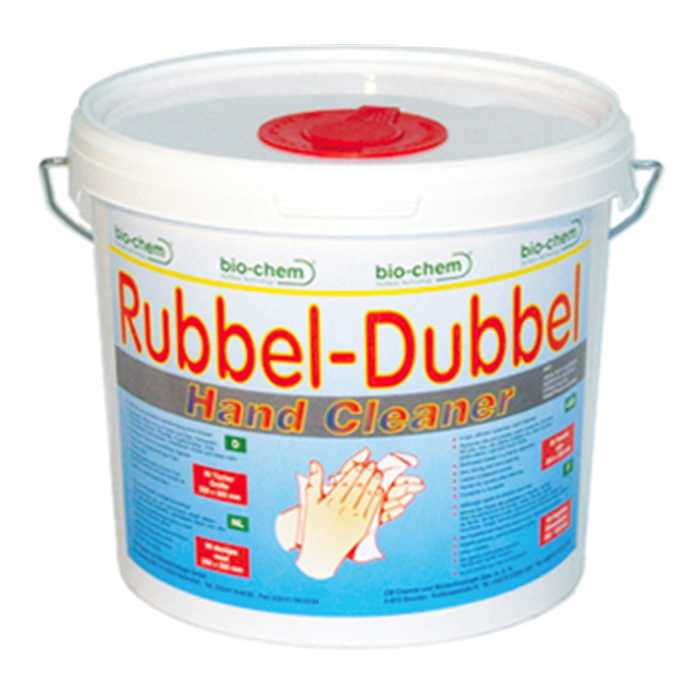 RUBBEL DUBBEL LINGETTES HAND CLEANER 90 PIECES RUBBEL DUBBEL LINGETTES HAND CLEANER 90 PIECES