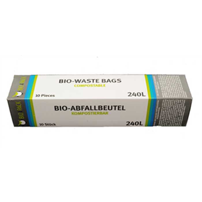 SACS BIODEGRADABLES 1160 X 1400 MM 18 MY 240L 10/RL SACS BIODEGRADABLES 1160 X 1400 MM 18 MY 240L 10/RL