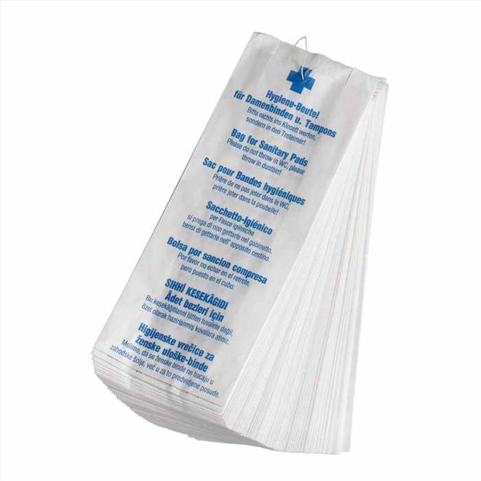 SACS HYGIENIQUES 100 PCES HYGIENEBEUTEL SACS HYGIENIQUES 100 PCES HYGIENEBEUTEL