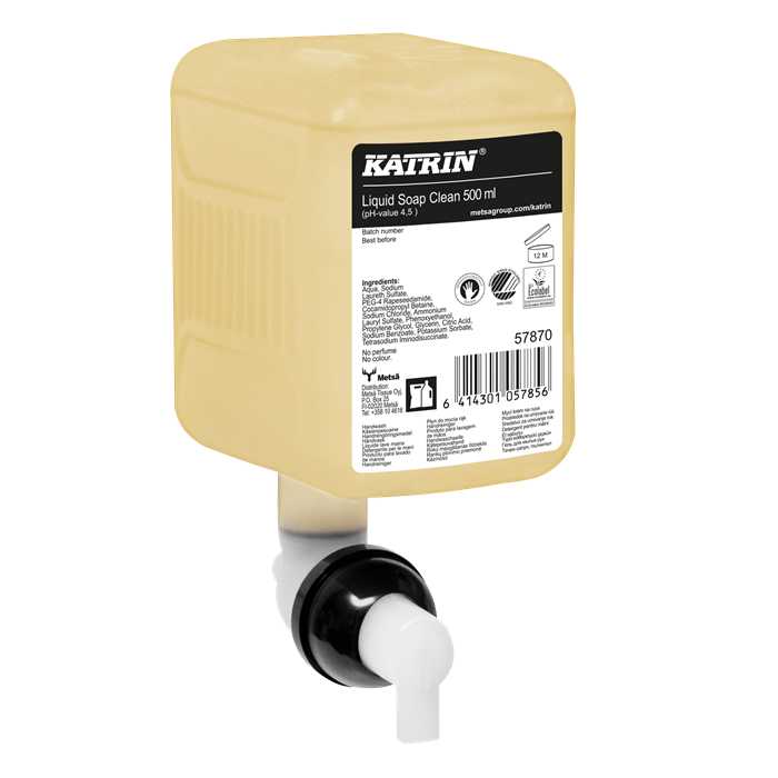 SAVONL LIQUIDE CLEAN 500 ML NEUTRE SANS PARFUM SAVONL LIQUIDE CLEAN 500 ML NEUTRE SANS PARFUM