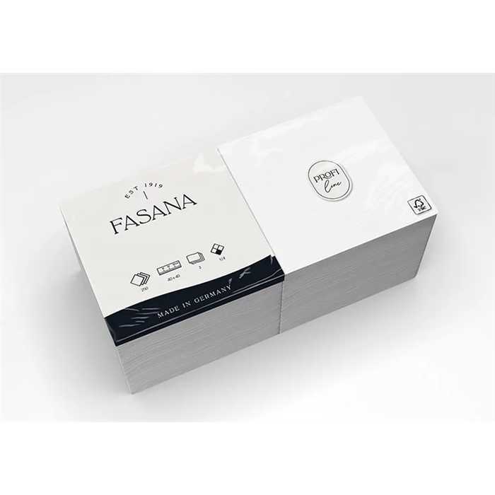 SERVIETTES BLANC 3 PLIS 1/4 40 X 40 CM SERVIETTES BLANC 3 PLIS 1/4 40 X 40 CM
