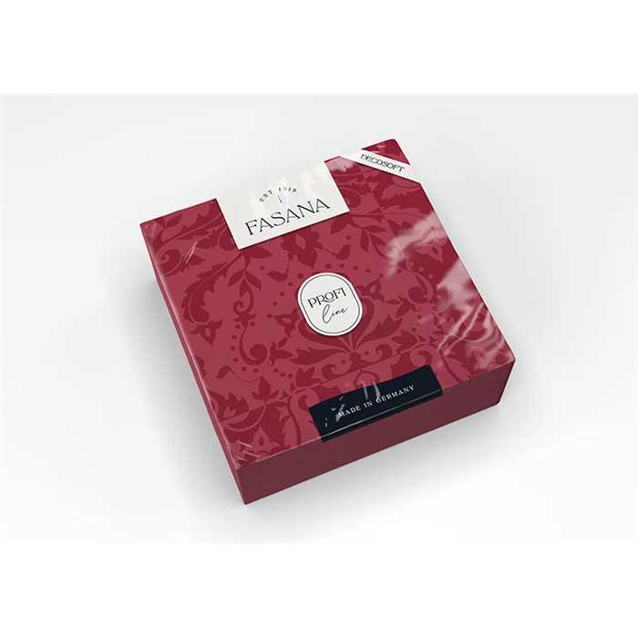 SERVIETTES DECOSOFT VICTORIAN BORDEAUX 40 X 40 CM SERVIETTES DECOSOFT VICTORIAN BORDEAUX 40 X 40 CM